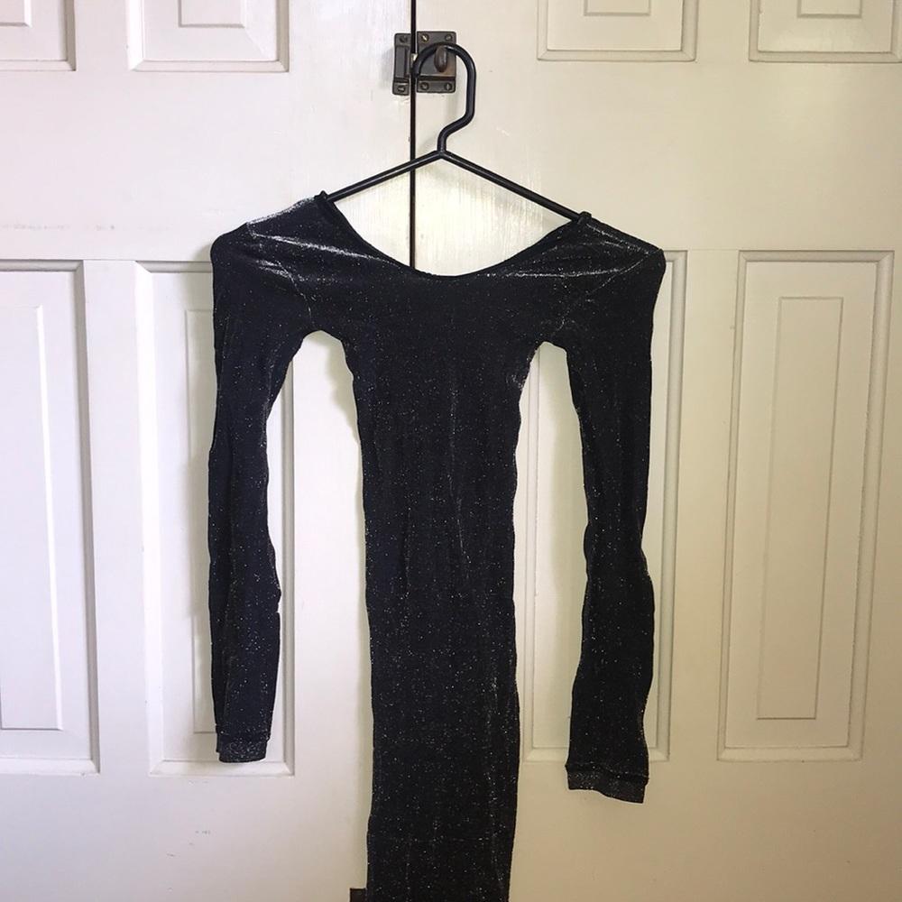 Gold Glitter Bodycon Dress